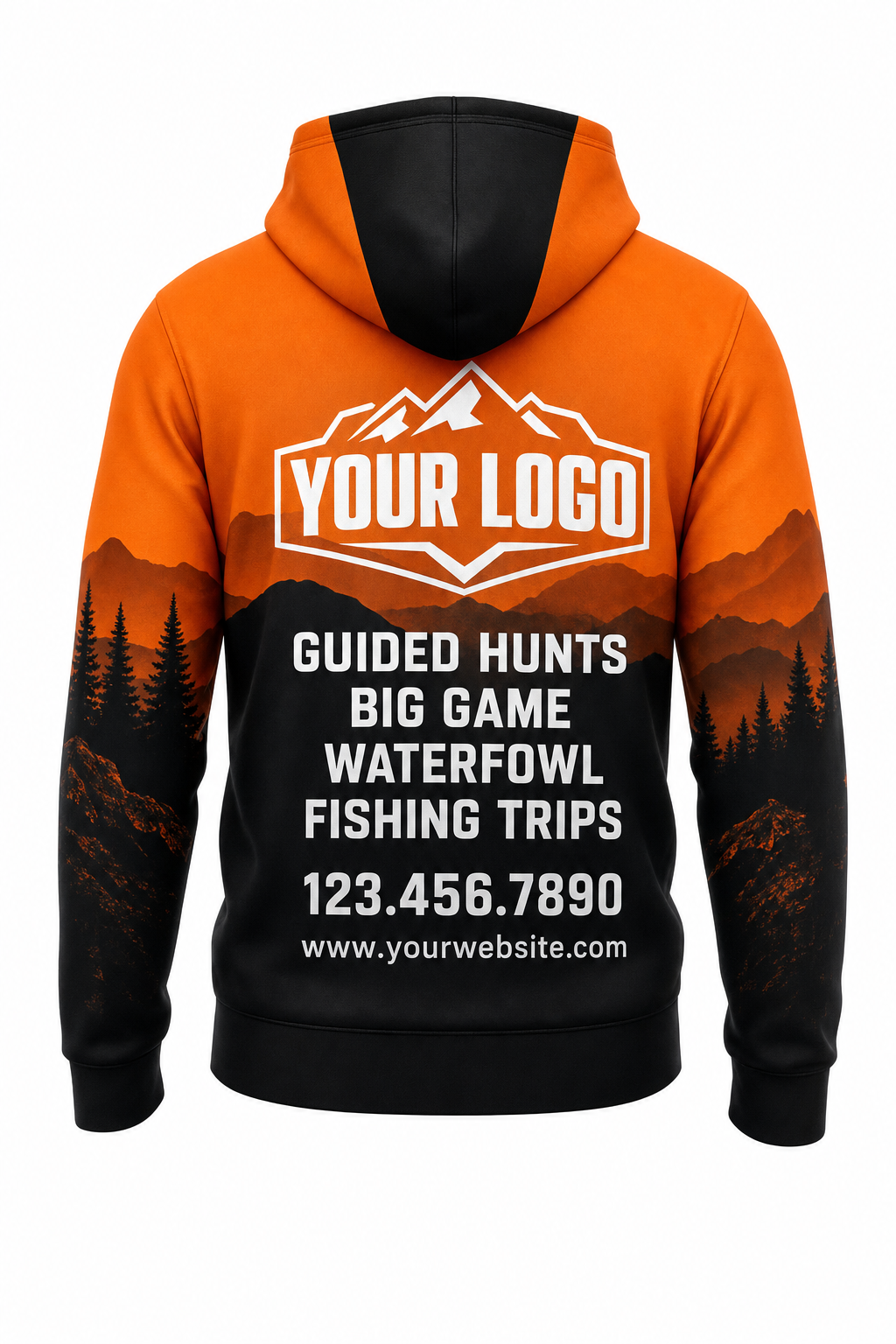 Blaze Mountain Ridge — Hunting-Guide Crew Uniform (Custom AOP)