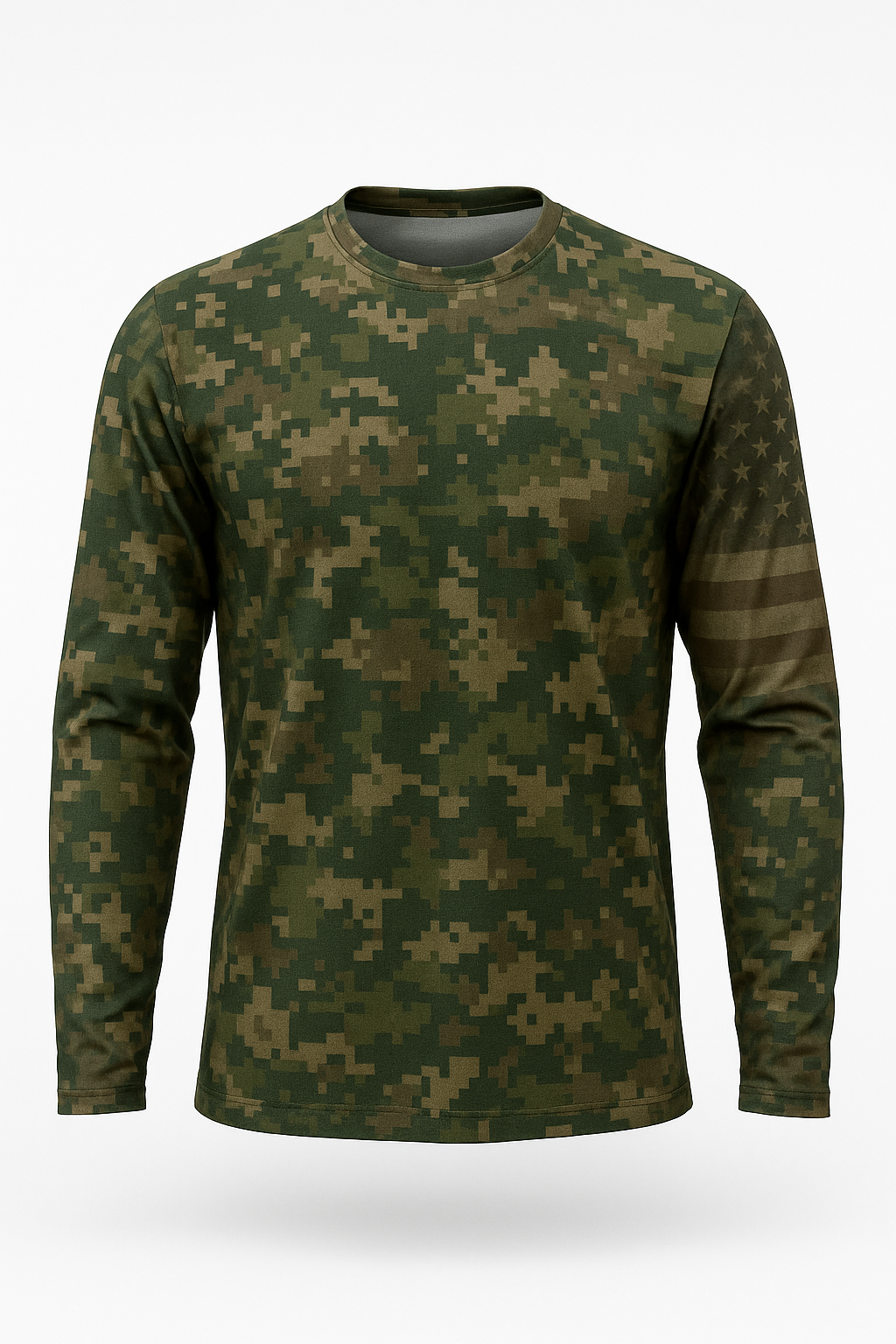 Digital Camo All-Over-Print Hunting Shirt