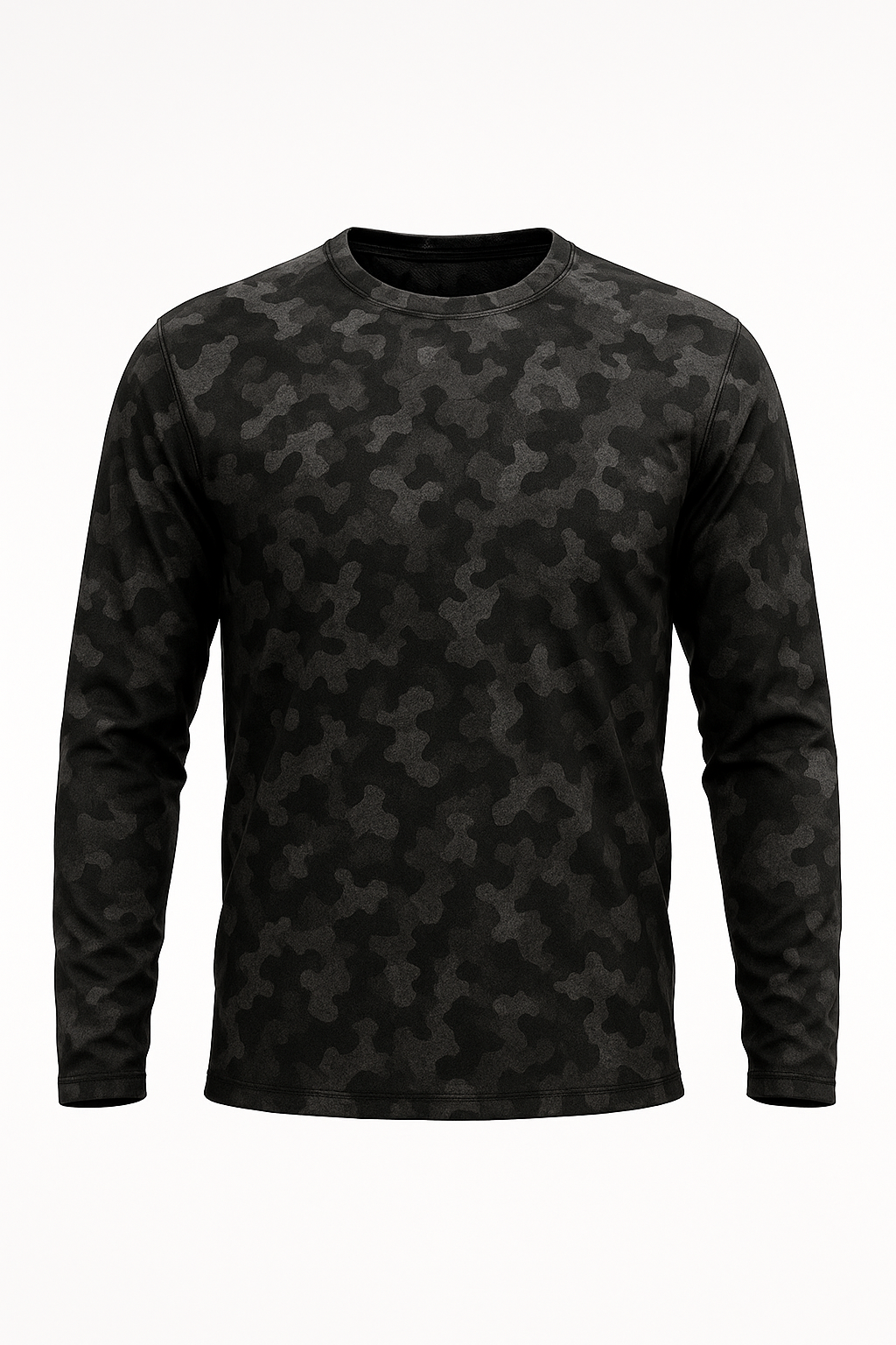 Urban Grey Hunting Camo all over print long sleeve hunting shirt
