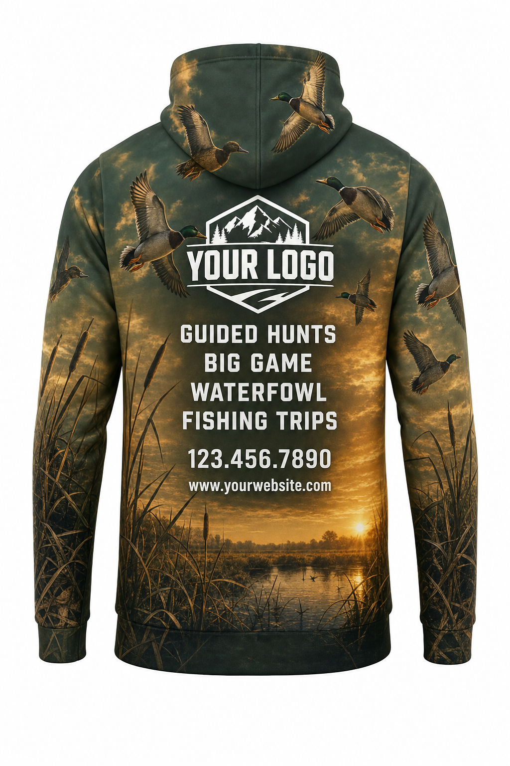 Forest Waterfowl — Hunting-Guide Crew Uniform (Custom AOP)