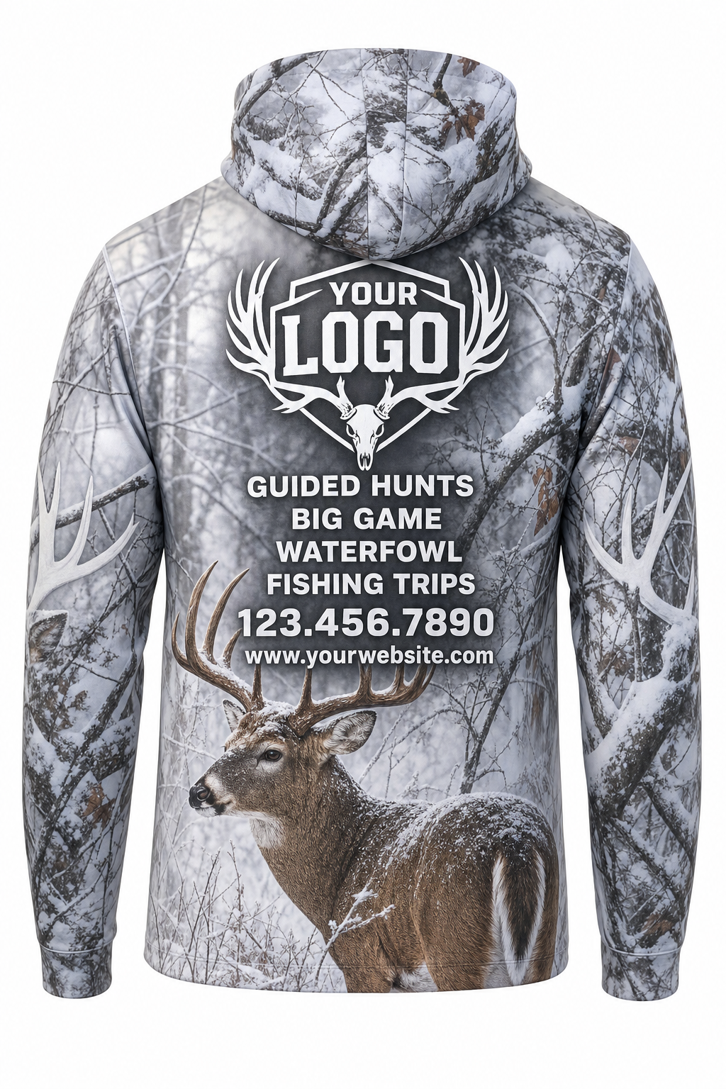 Snow Buck — Hunting-Guide Crew Uniform (Custom AOP)