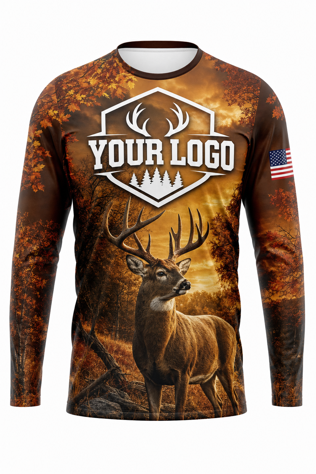 Autumn Buck — Hunting-Guide Crew Uniform (Custom AOP)