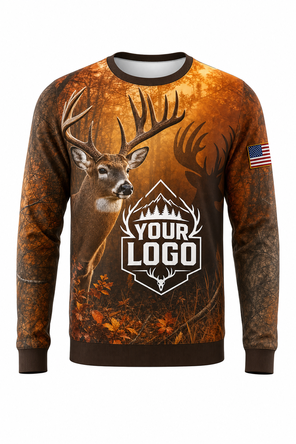 Autumn Buck — Hunting-Guide Crew Uniform (Custom AOP)
