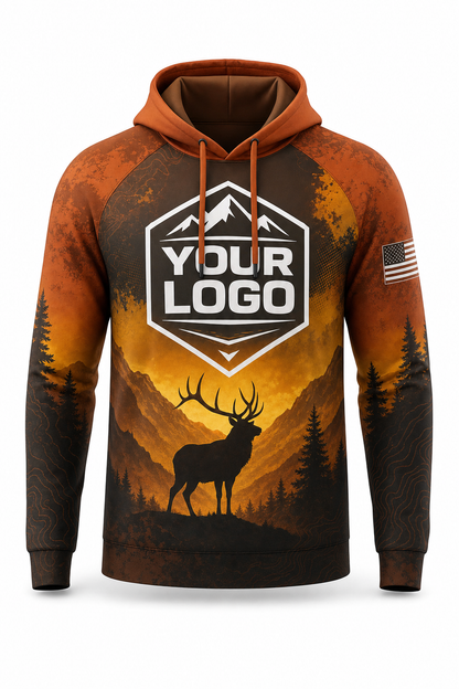 Autumn Elk — Hunting-Guide Crew Uniform (Custom AOP)
