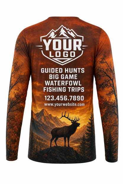 Autumn Elk — Hunting-Guide Crew Uniform (Custom AOP)