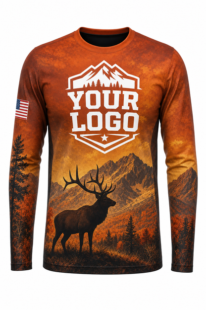 Autumn Elk — Hunting-Guide Crew Uniform (Custom AOP)