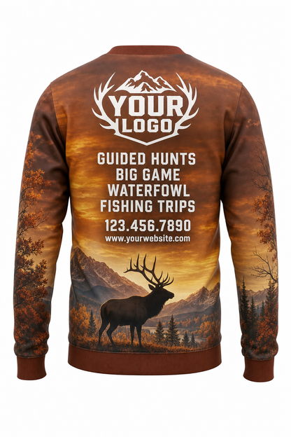 Autumn Elk — Hunting-Guide Crew Uniform (Custom AOP)