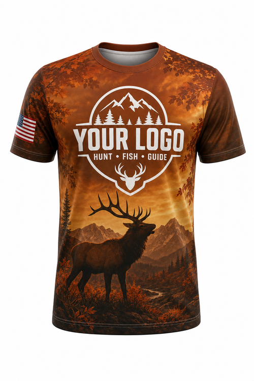 Autumn Elk — Hunting-Guide Crew Uniform (Custom AOP)