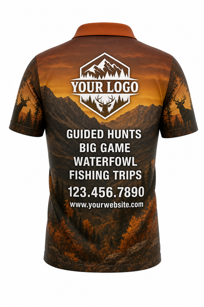 Autumn Mountain Ridge — Hunting-Guide Crew Uniform (Custom AOP)
