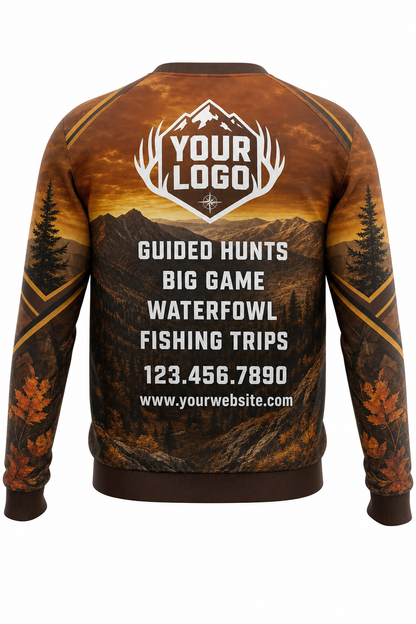 Autumn Mountain Ridge — Hunting-Guide Crew Uniform (Custom AOP)