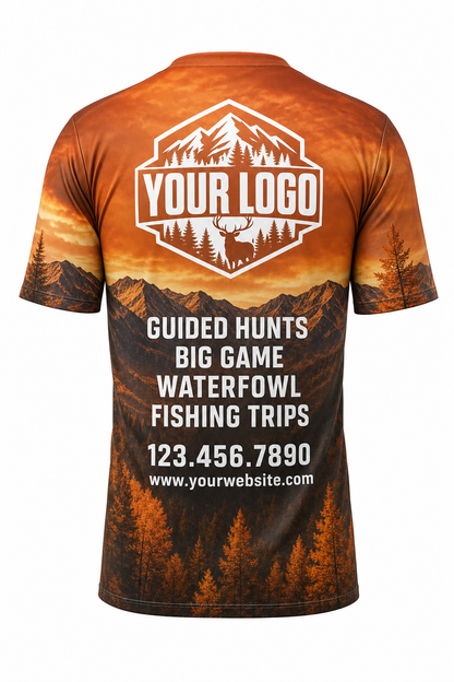 Autumn Mountain Ridge — Hunting-Guide Crew Uniform (Custom AOP)