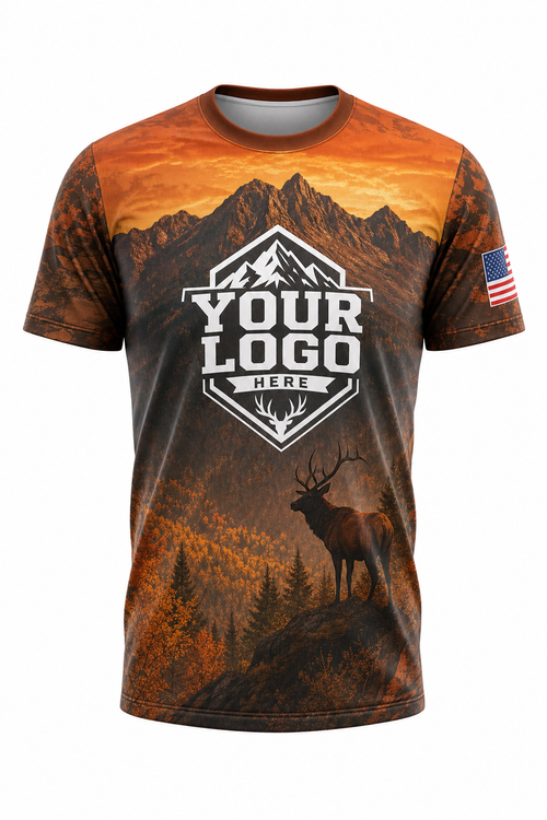 Autumn Mountain Ridge — Hunting-Guide Crew Uniform (Custom AOP)