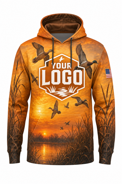 Autumn Waterfowl — Hunting-Guide Crew Uniform (Custom AOP)