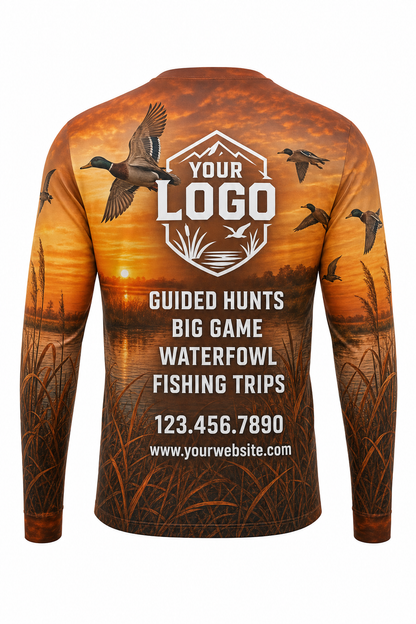 Autumn Waterfowl — Hunting-Guide Crew Uniform (Custom AOP)