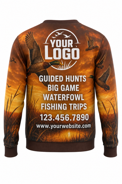 Autumn Waterfowl — Hunting-Guide Crew Uniform (Custom AOP)
