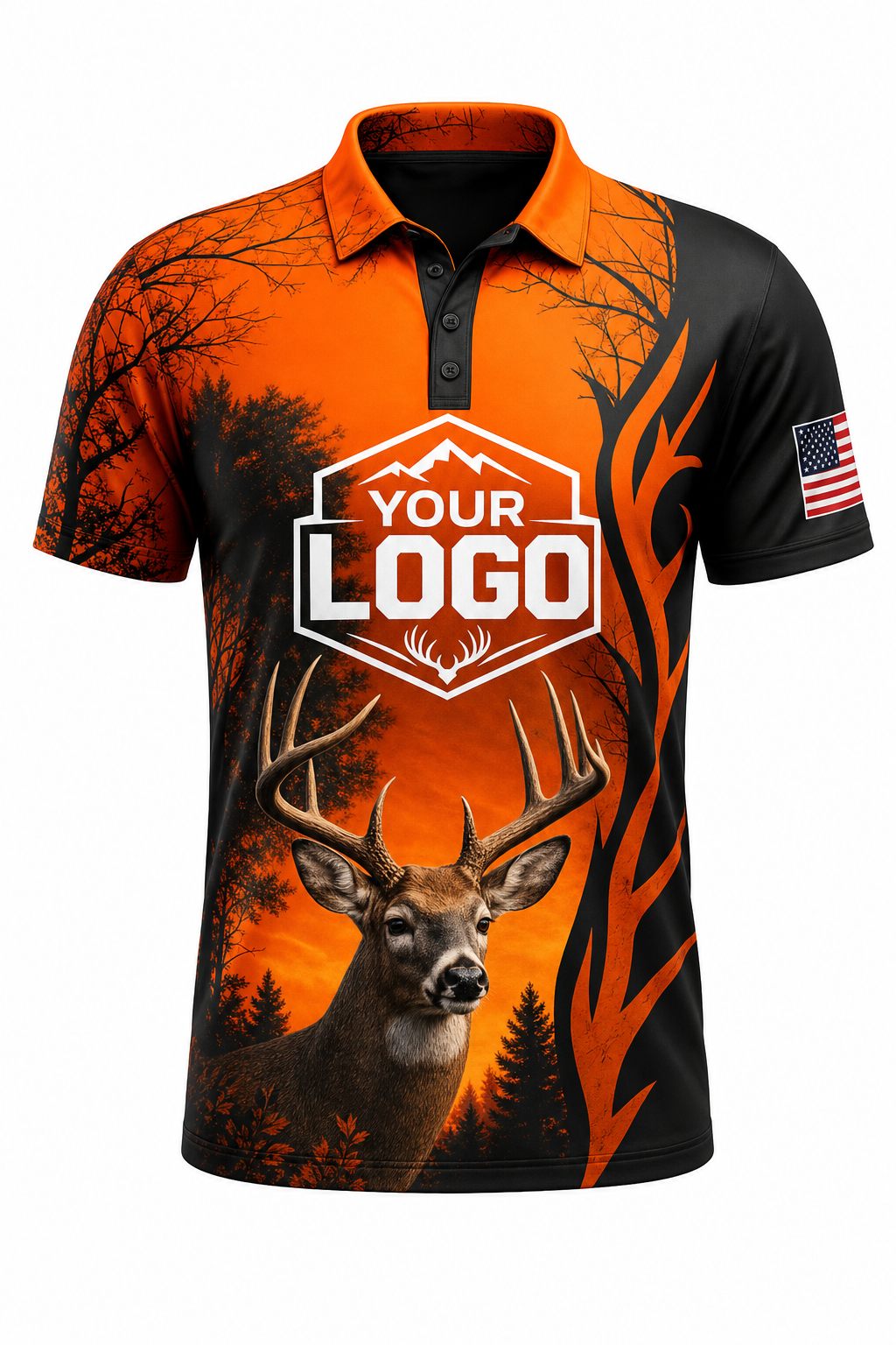 Blaze Buck — Hunting-Guide Crew Uniform (Custom AOP)