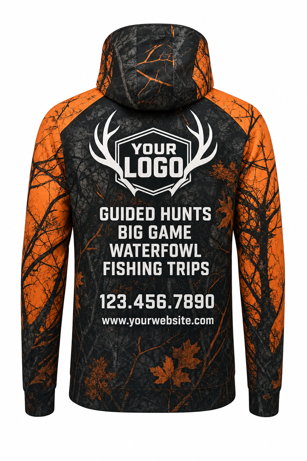 Blaze Camo Texture — Hunting-Guide Crew Uniform (Custom AOP)