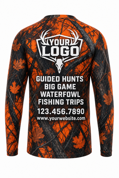 Blaze Camo Texture — Hunting-Guide Crew Uniform (Custom AOP)