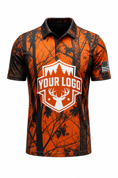Blaze Camo Texture — Hunting-Guide Crew Uniform (Custom AOP)
