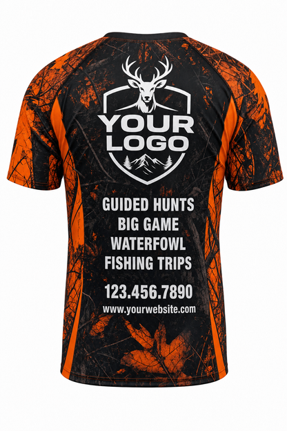 Blaze Camo Texture — Hunting-Guide Crew Uniform (Custom AOP)