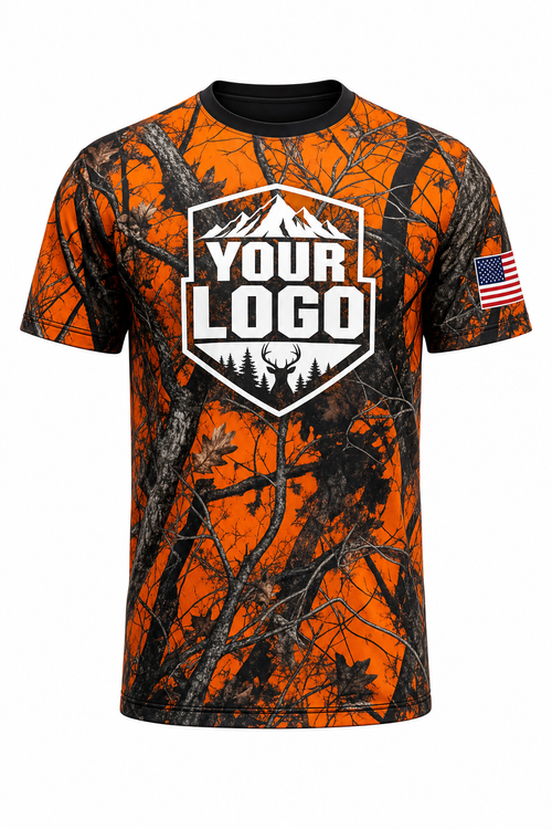 Blaze Camo Texture — Hunting-Guide Crew Uniform (Custom AOP)