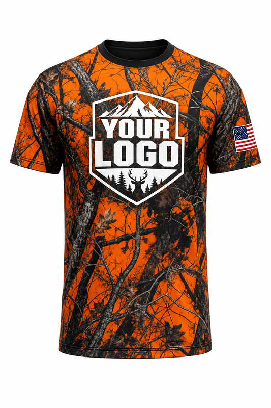 Blaze Camo Texture — Hunting-Guide Crew Uniform (Custom AOP)