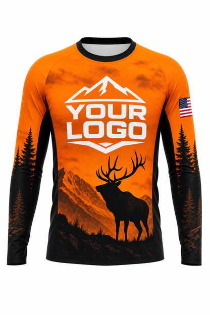 Blaze Elk — Hunting-Guide Crew Uniform (Custom AOP)