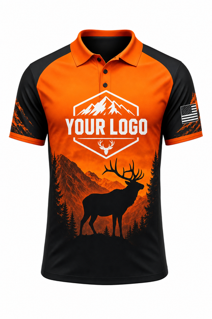 Blaze Elk — Hunting-Guide Crew Uniform (Custom AOP)