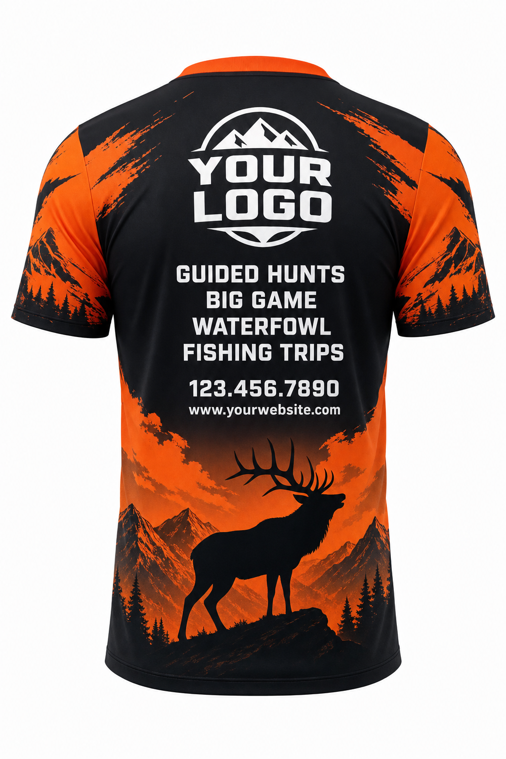 Blaze Elk — Hunting-Guide Crew Uniform (Custom AOP)