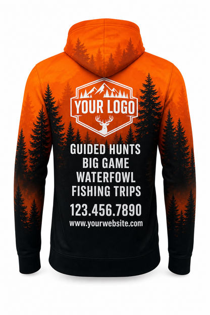 Blaze Pine Forest — Hunting-Guide Crew Uniform (Custom AOP)