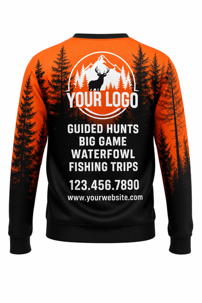 Blaze Pine Forest — Hunting-Guide Crew Uniform (Custom AOP)