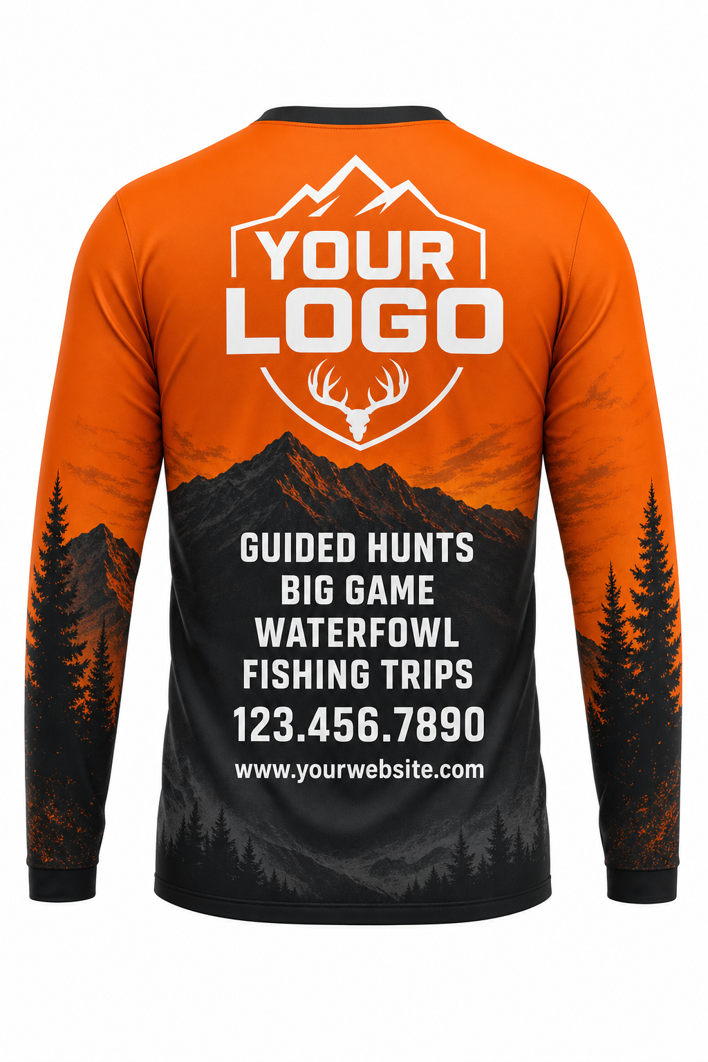 Blaze Mountain Ridge — Hunting-Guide Crew Uniform (Custom AOP)