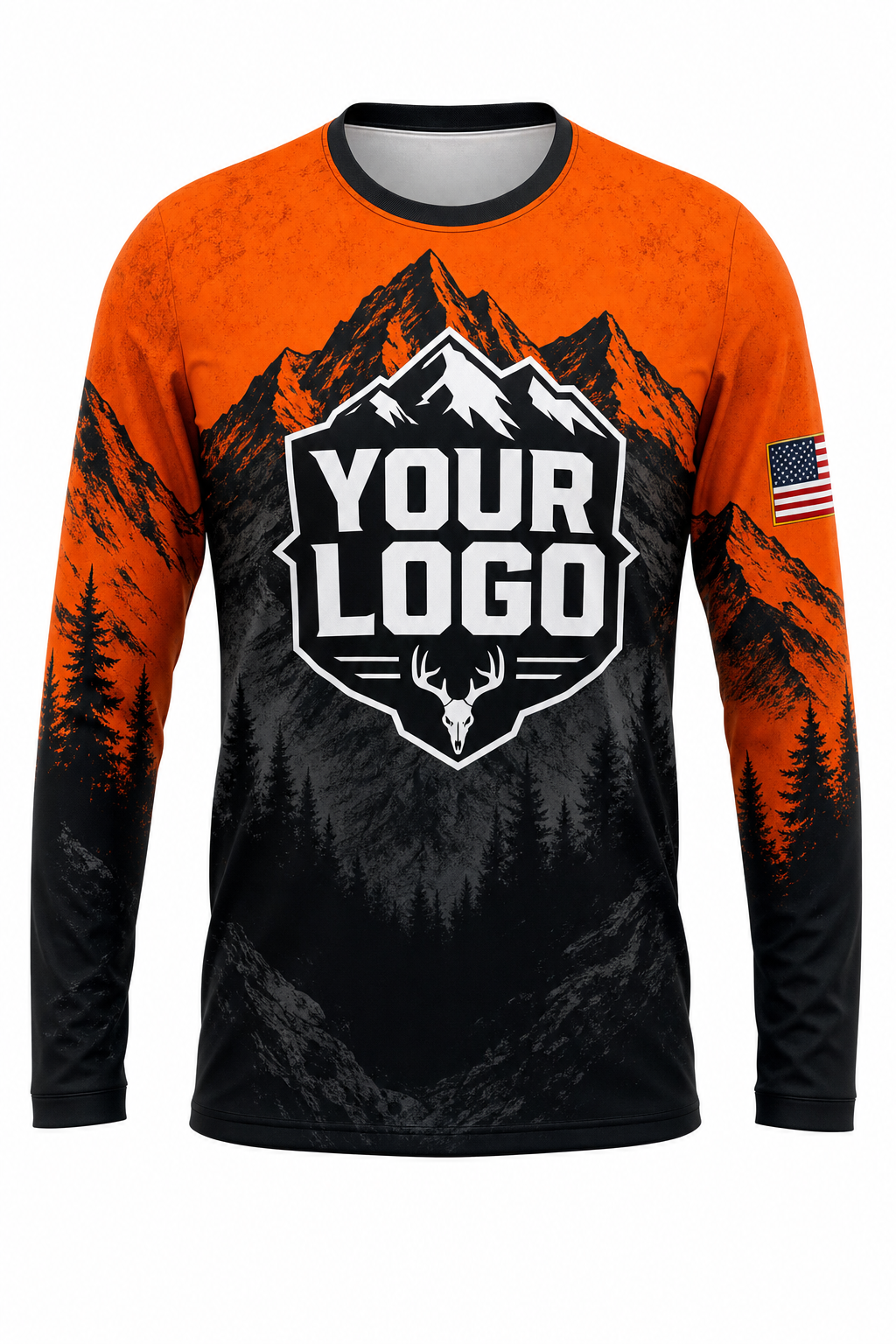 Blaze Mountain Ridge — Hunting-Guide Crew Uniform (Custom AOP)
