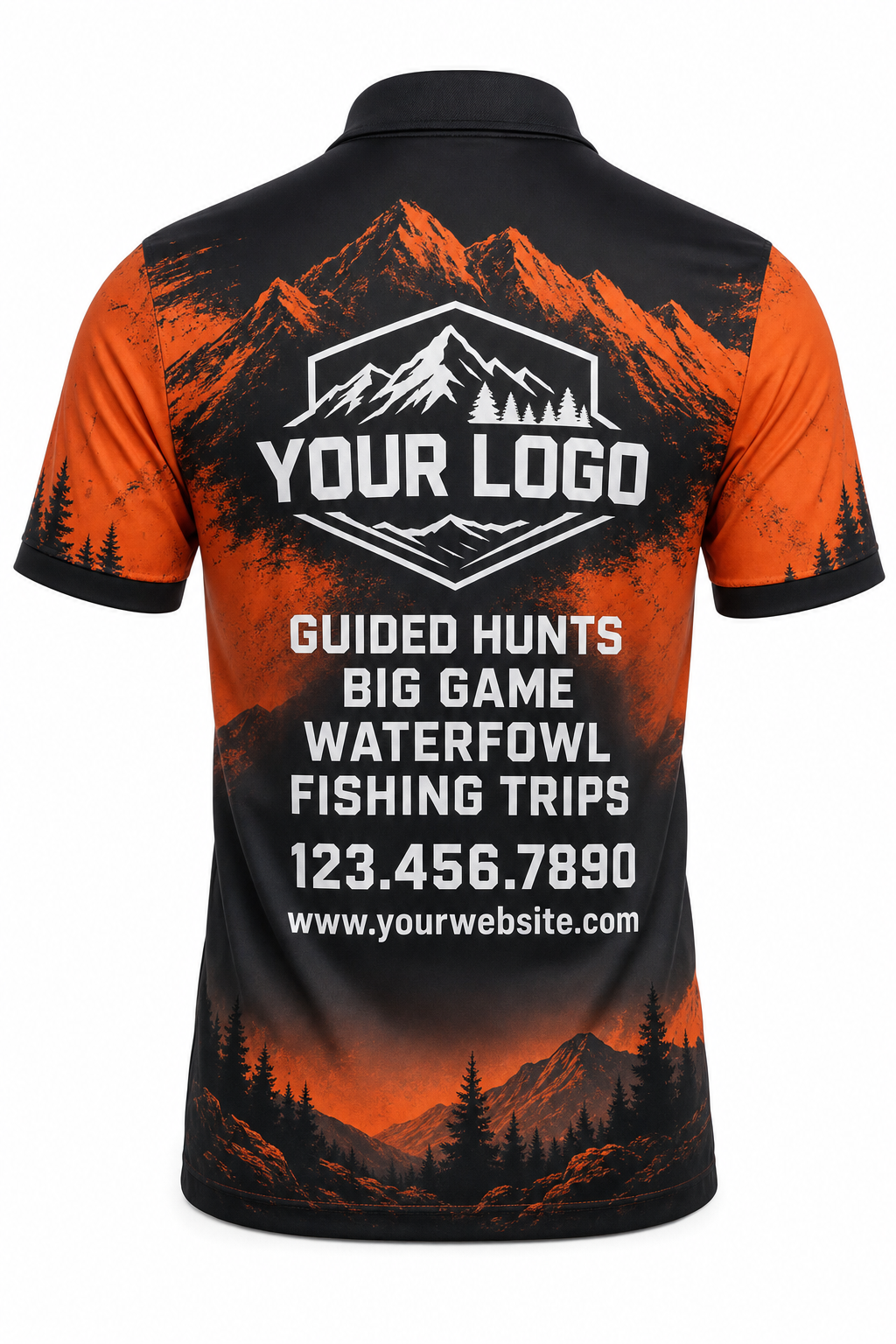 Blaze Mountain Ridge — Hunting-Guide Crew Uniform (Custom AOP)