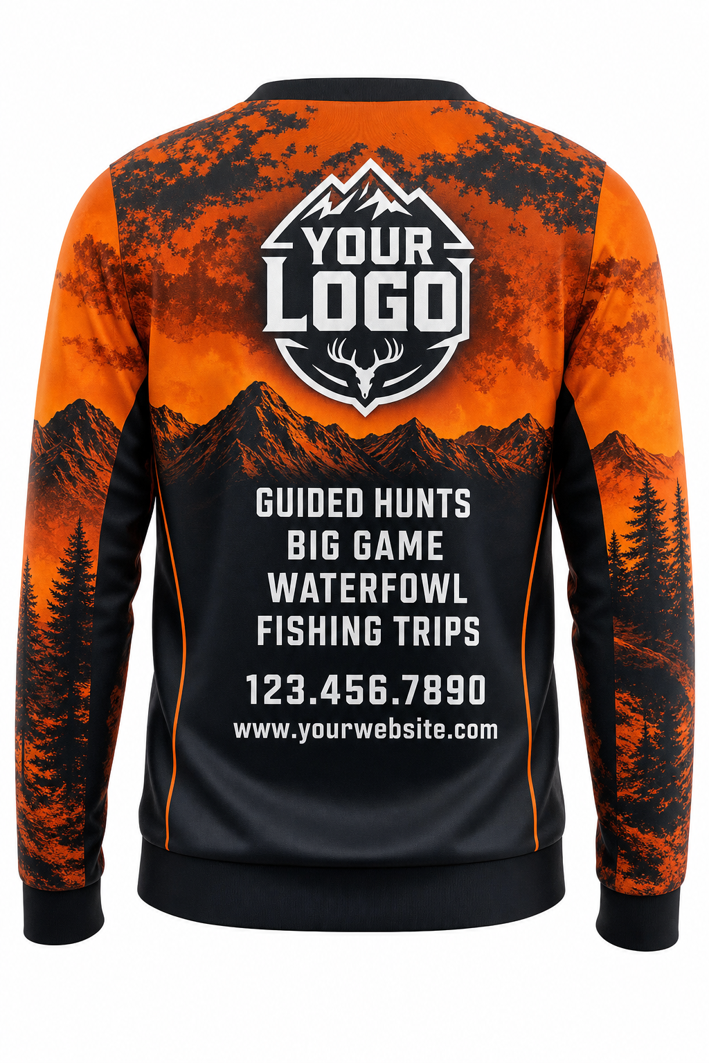 Blaze Mountain Ridge — Hunting-Guide Crew Uniform (Custom AOP)