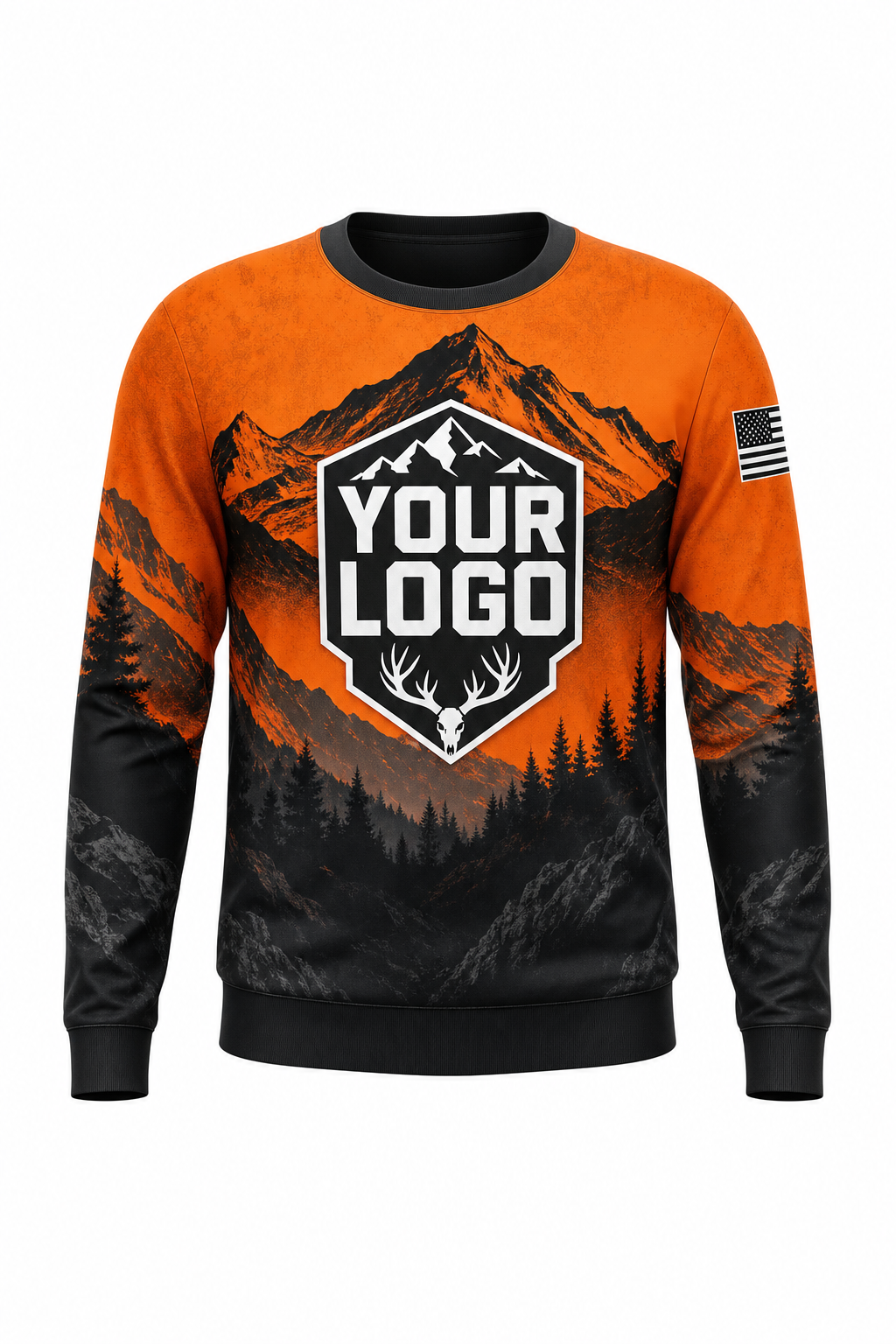 Blaze Mountain Ridge — Hunting-Guide Crew Uniform (Custom AOP)