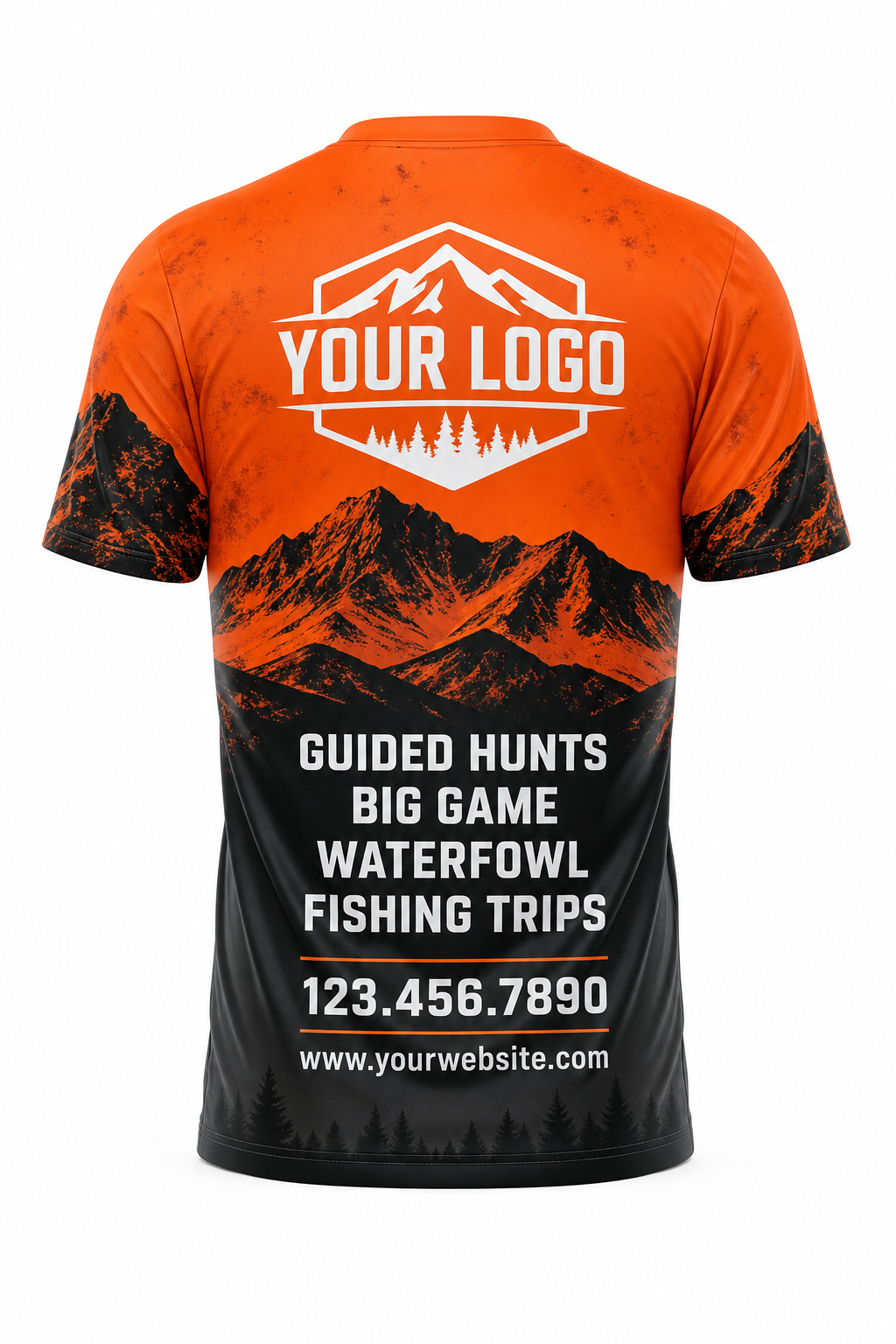 Blaze Mountain Ridge — Hunting-Guide Crew Uniform (Custom AOP)