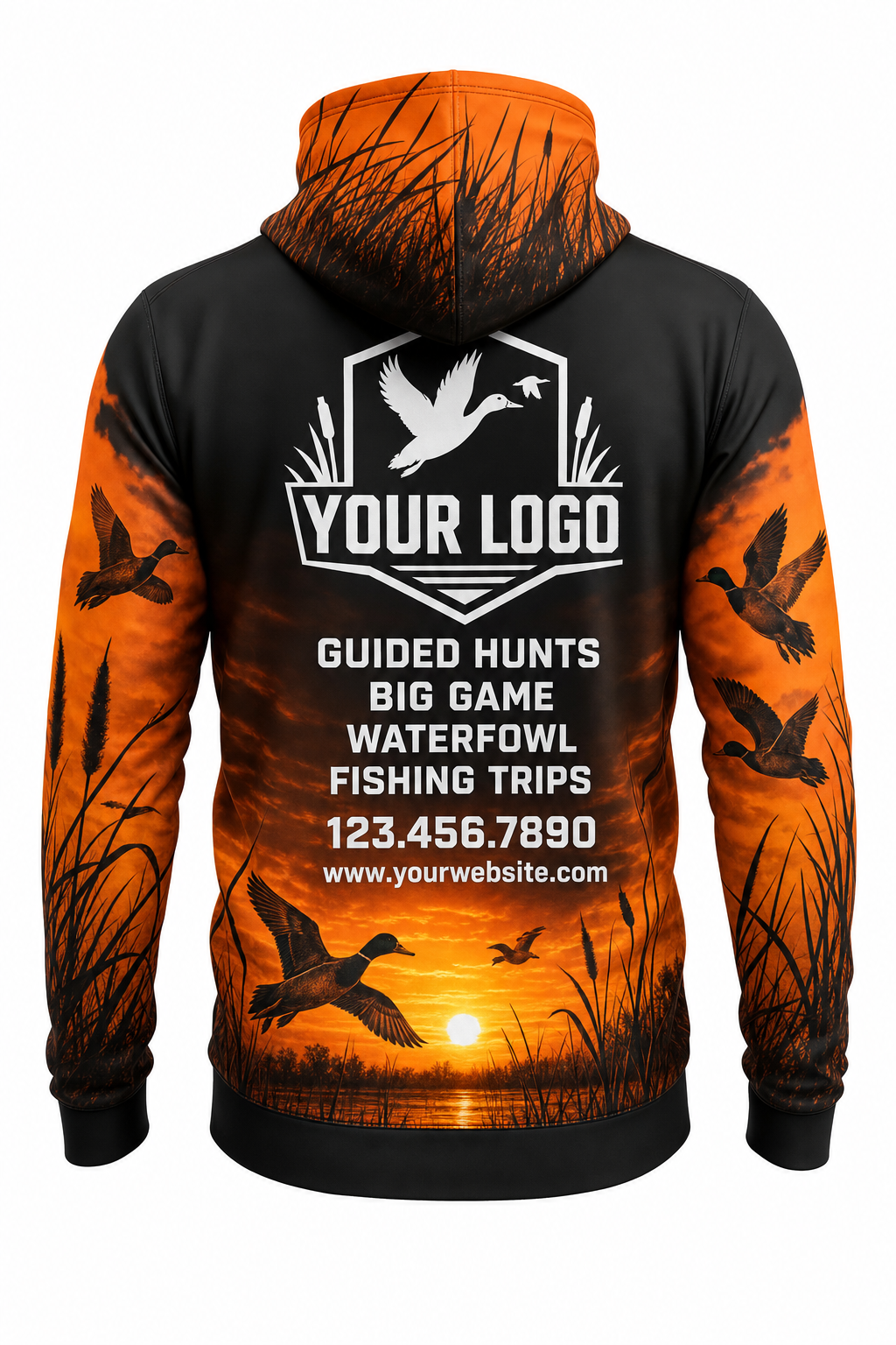 Blaze Waterfowl — Hunting-Guide Crew Uniform (Custom AOP)