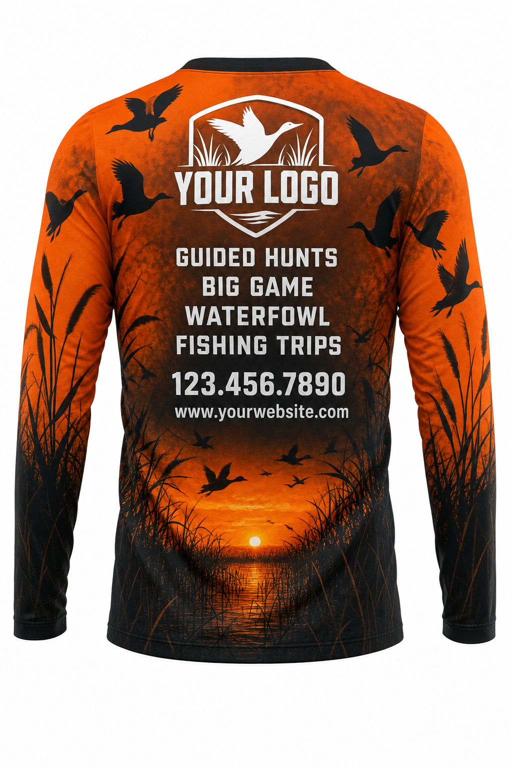 Blaze Waterfowl — Hunting-Guide Crew Uniform (Custom AOP)