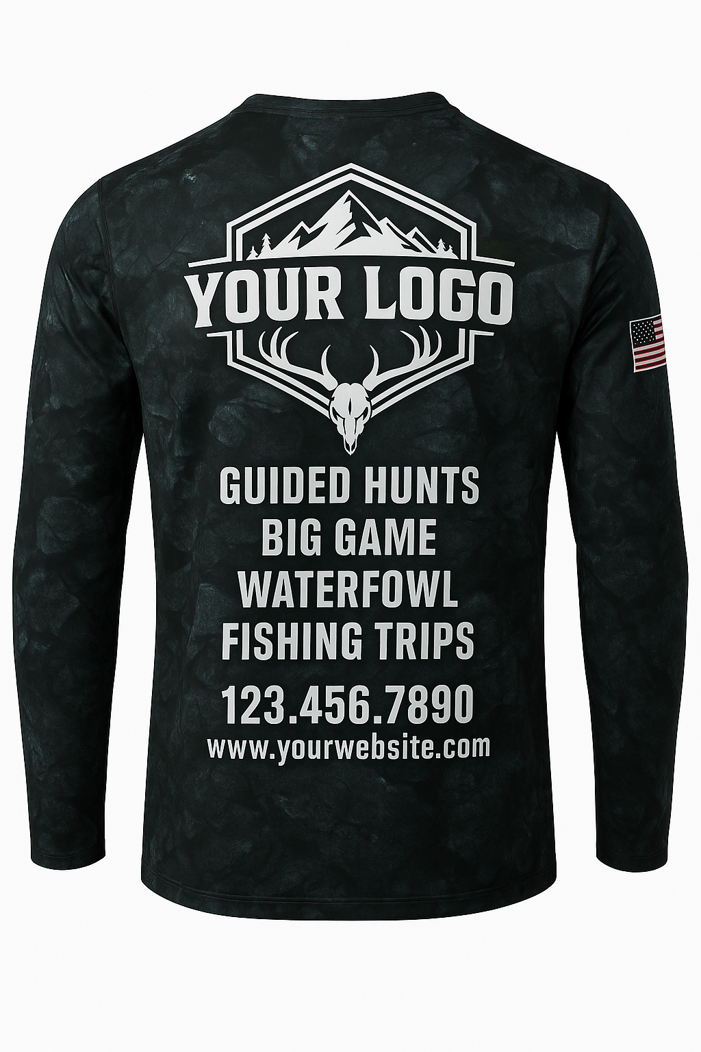 bull-elk-euro-skull-hunting-shirt back