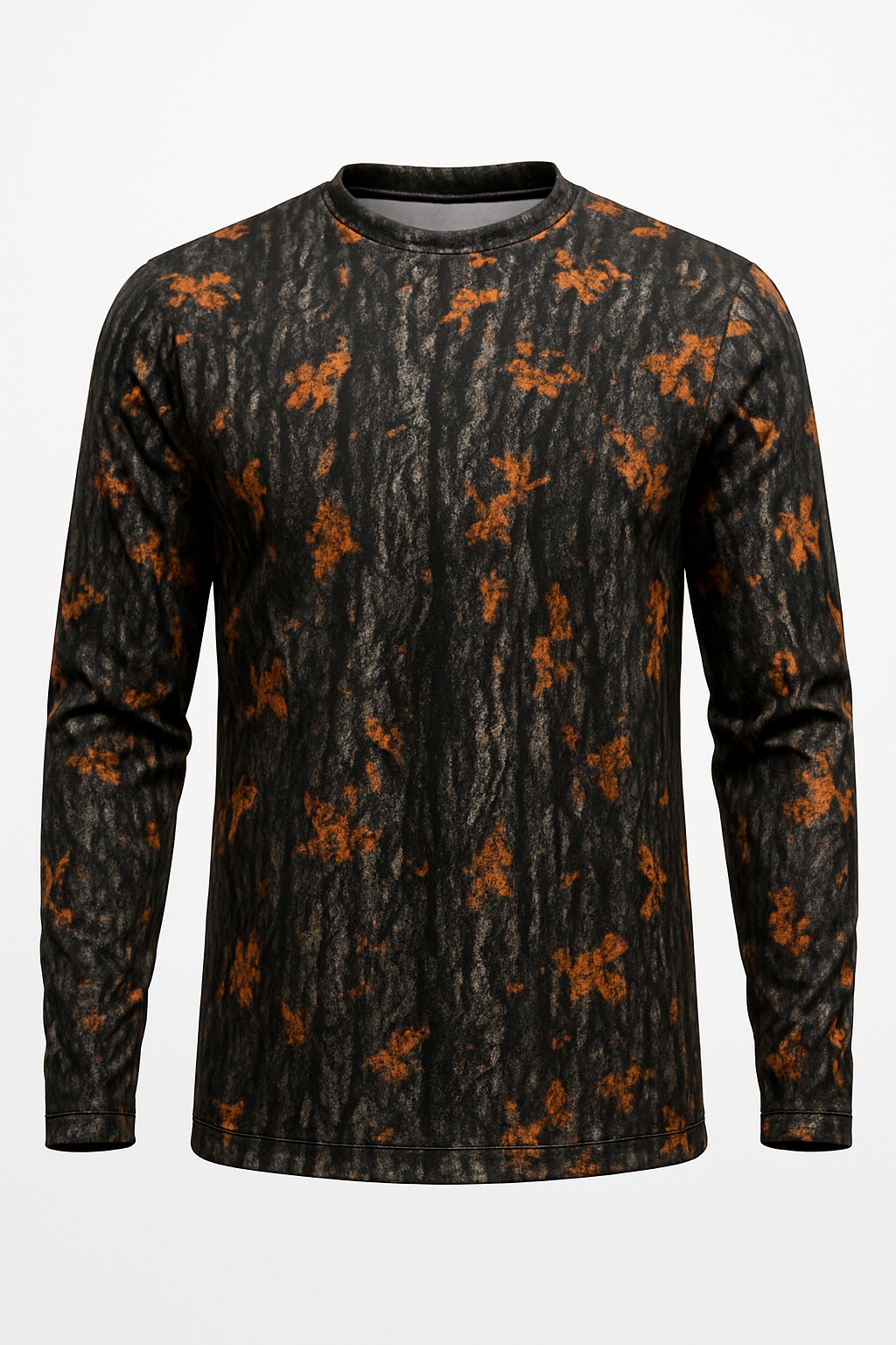 Tactical Bark Blaze Camo all over print long sleeve hunting shirt