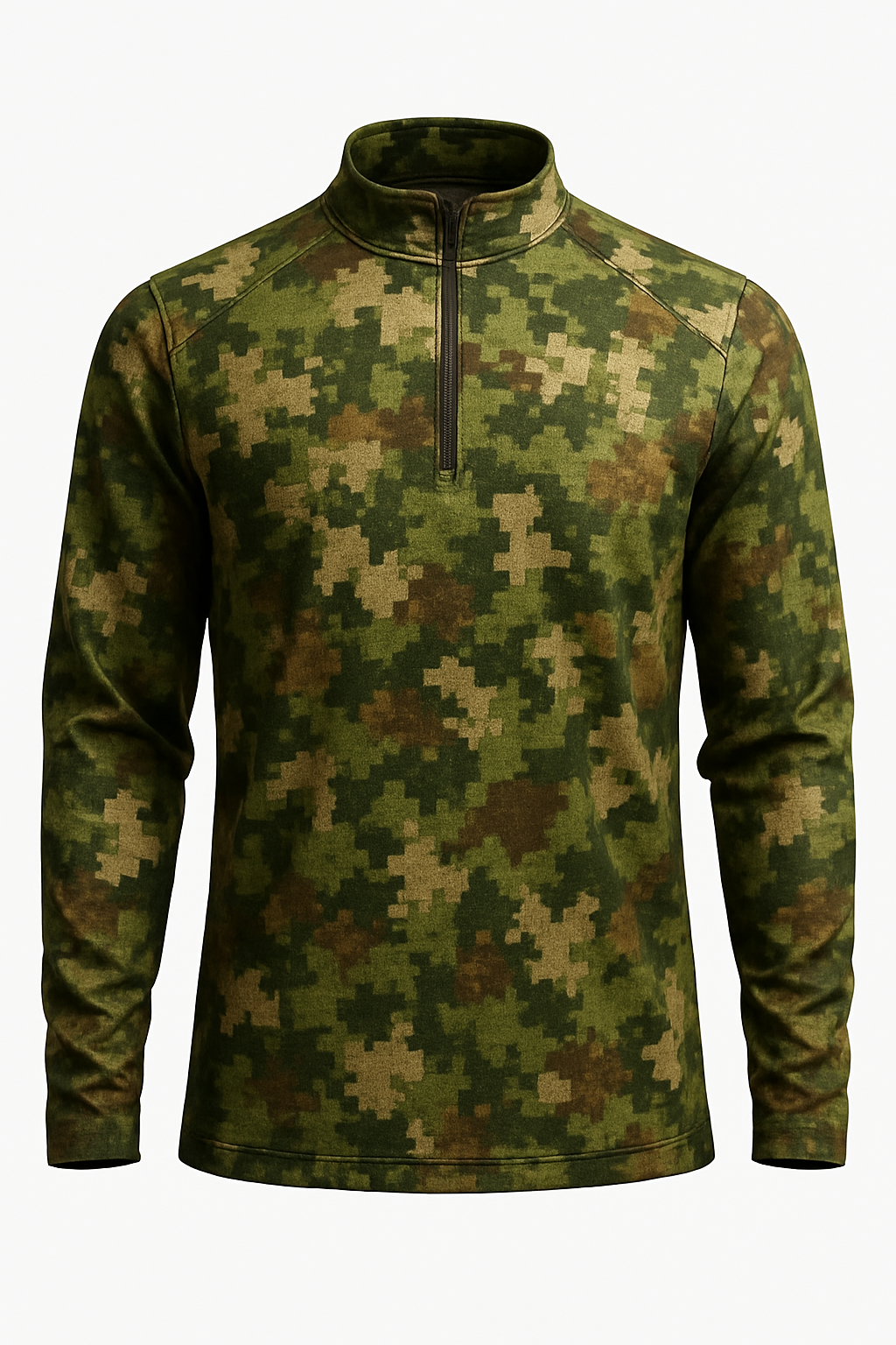 Forest Digital Camo all over print long sleeve hunting shirt