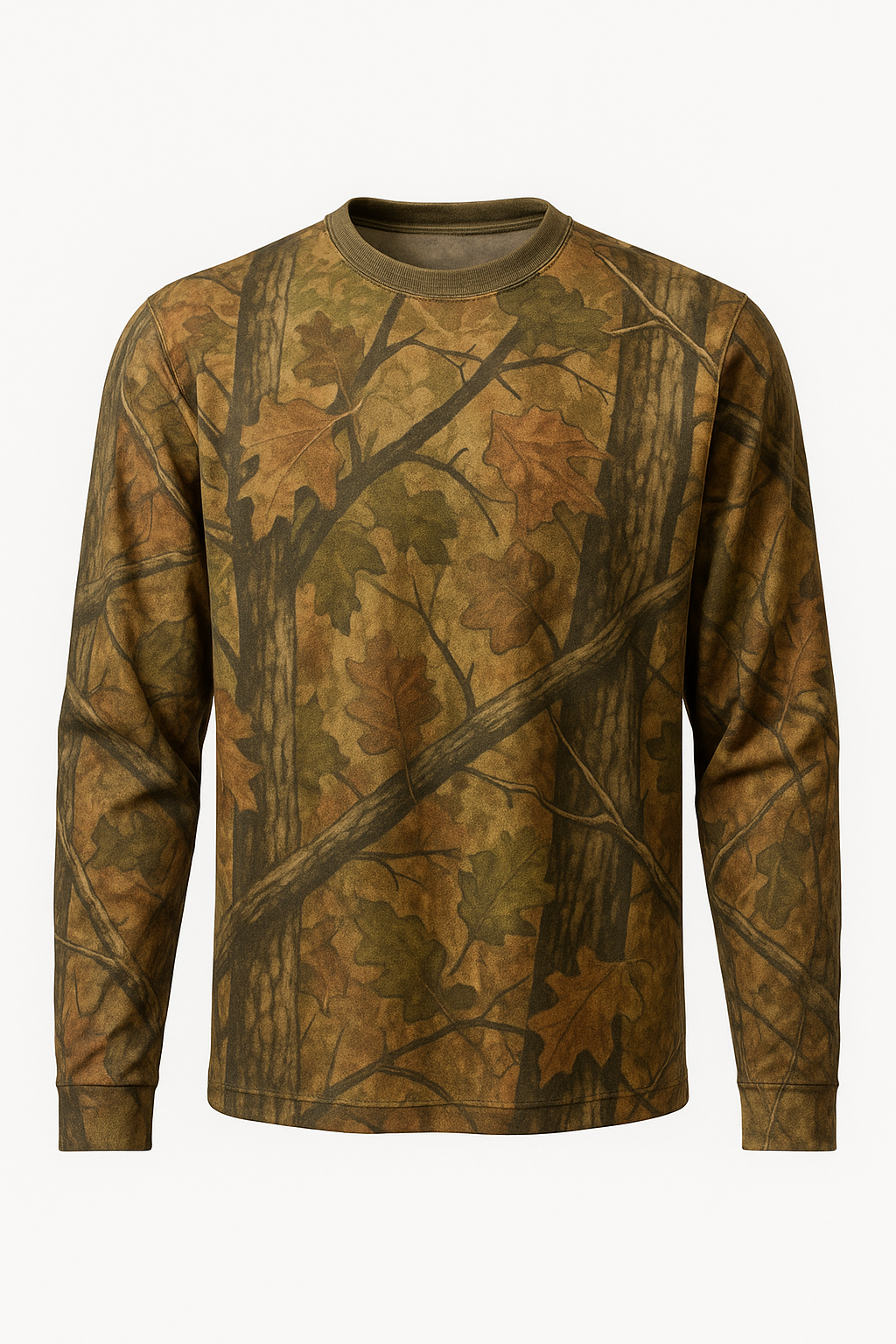 Vintage 90s Camo all over print long sleeve hunting shirt