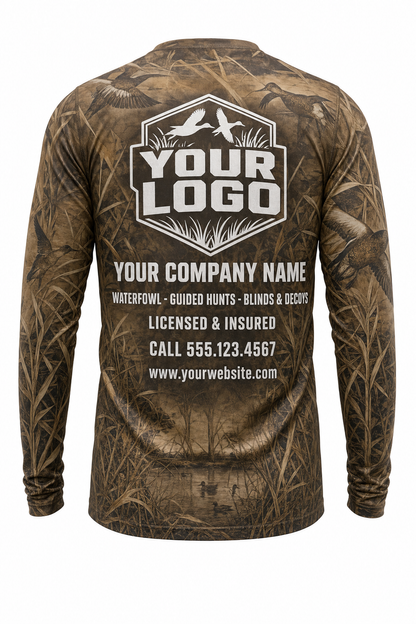 Canada Goose Hunting Guide Crew Uniform - custom company logo all-over-print uniform
