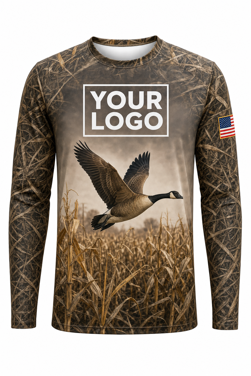 Canada Goose Hunting Guide Crew Uniform - custom company logo all-over-print uniform