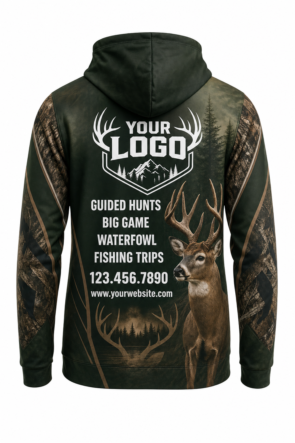Forest Buck — Hunting-Guide Crew Uniform (Custom AOP)