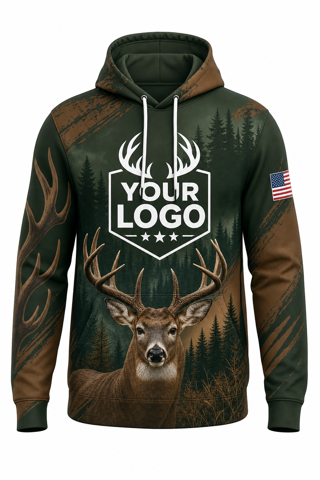 Forest Buck — Hunting-Guide Crew Uniform (Custom AOP)
