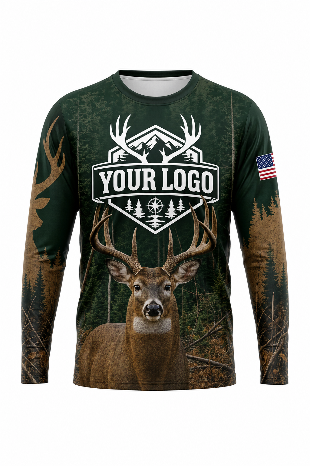 Forest Buck — Hunting-Guide Crew Uniform (Custom AOP)