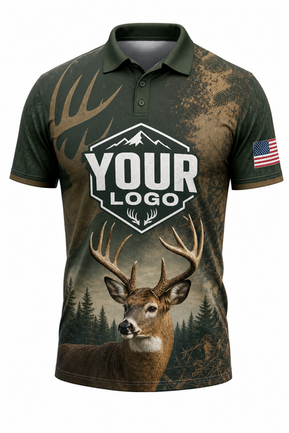 Forest Buck — Hunting-Guide Crew Uniform (Custom AOP)