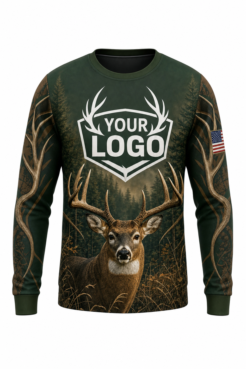 Forest Buck — Hunting-Guide Crew Uniform (Custom AOP)